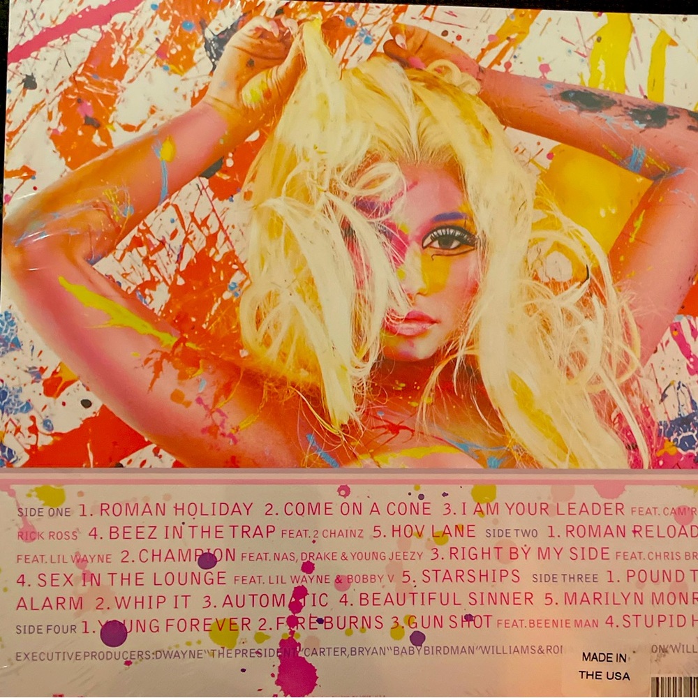 SEALED NIKKI MINAJ pinkFriday ROMAN RELOADED VINYL! Special edition PINK DISCS!
